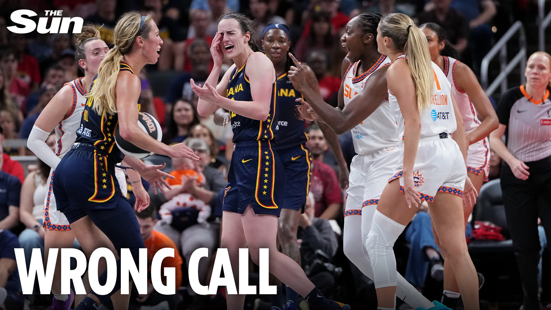 Sophie Cunningham slams WNBA referees for not protecting 'star player' Caitlin  Clark after Indiana Fever bust-up | The US Sun