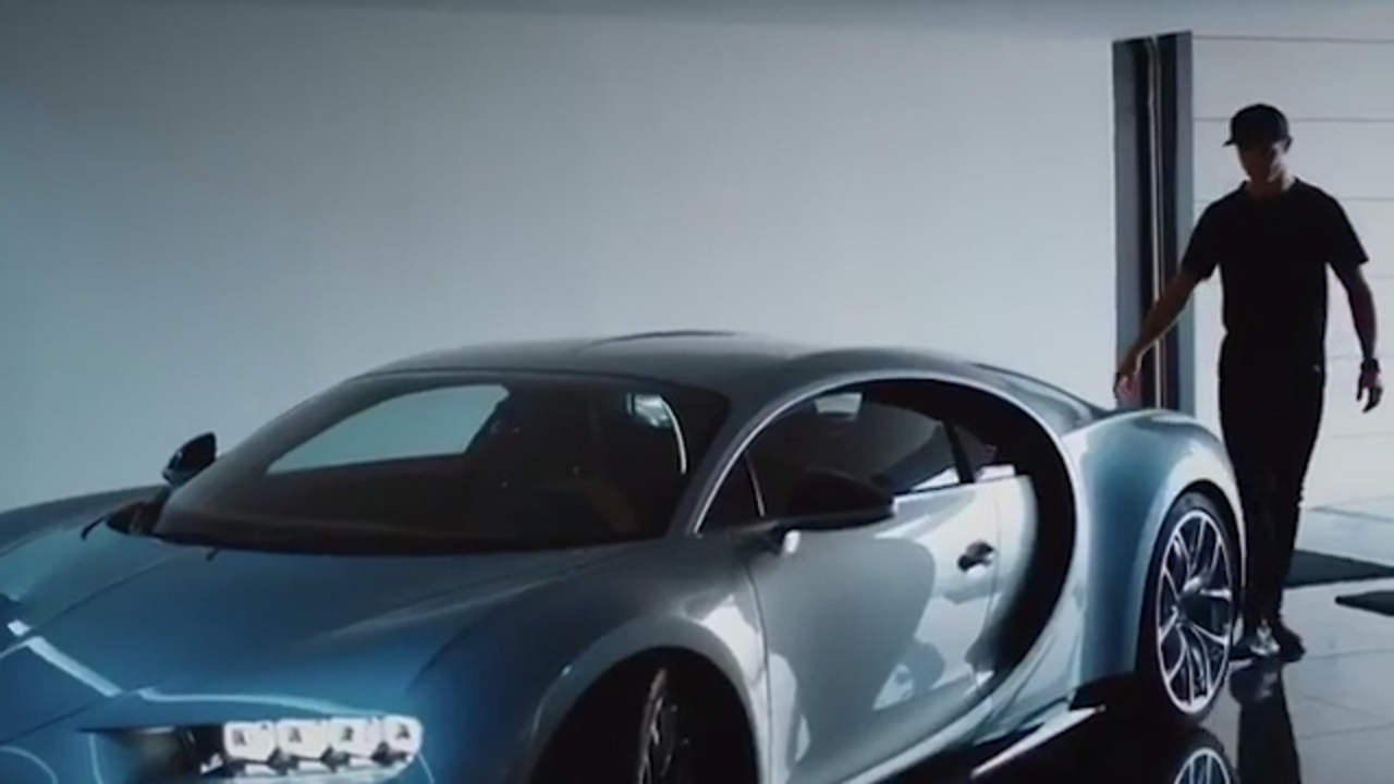 cr7 bugatti chiron