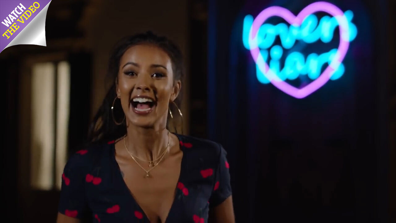 The cast of MTV's new show 'True Love or True Lies?' join host Maya Jama at  MTV Studios, London, to celebrate the launch of the nightly show which airs  for the next