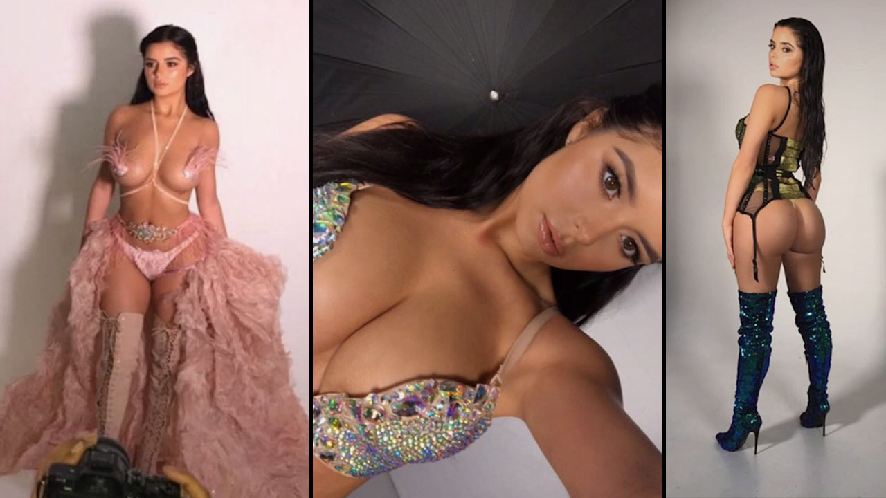 Demi Rose v. Kim Kardashian: Meet the new belfie queen about to break the  internet | The Irish Sun