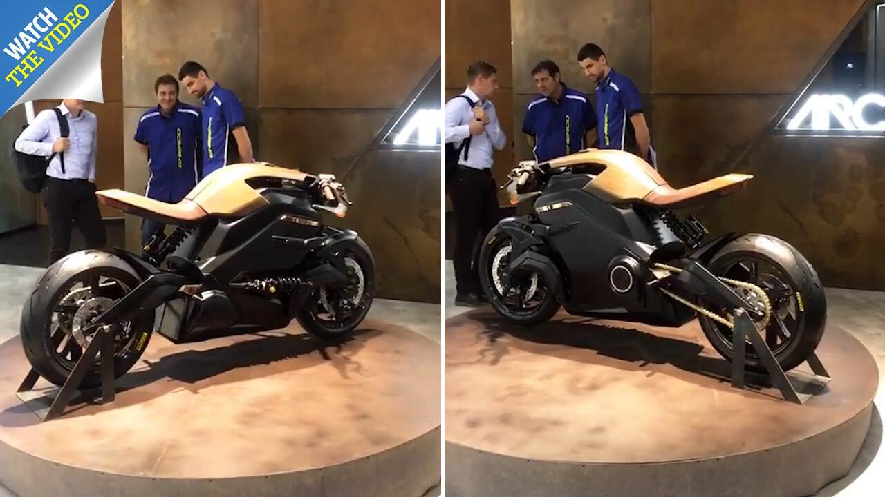 Video Of The New Electric 90 000 Arc Vector Motorbike Which Features A Human Machine Interface
