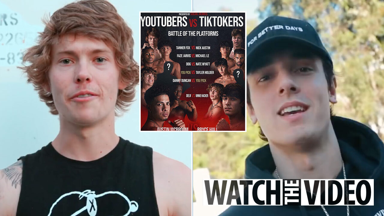 Youtubers Vs Tiktokers Boxing Match Card