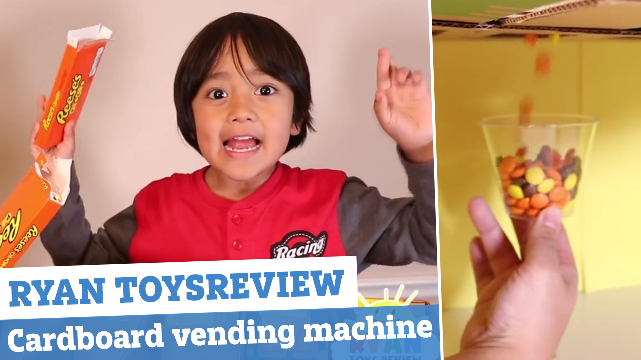 ryan toysreview vending machine