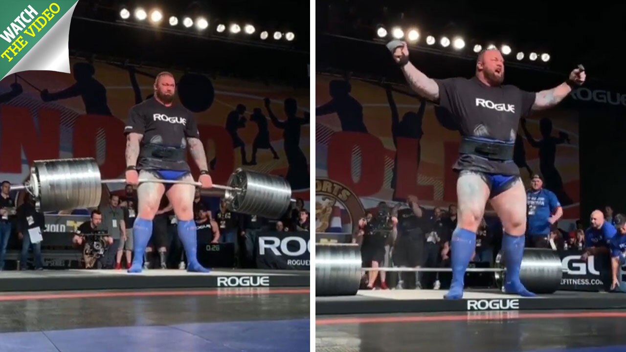 Game Of Thrones Star Hafthor Bjornsson And Wife Kelsey Expecting First Baby Pnu - roblox weightlifting simulator strength hack the hacked