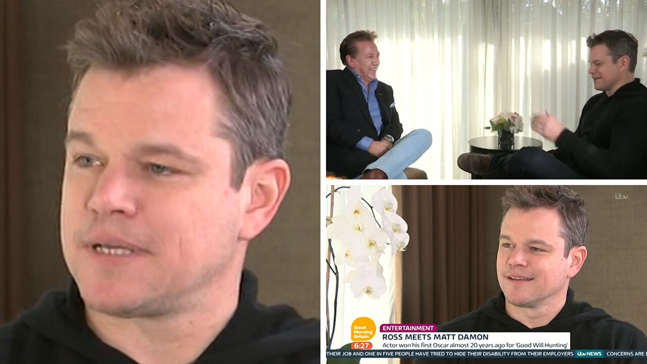 Matt Damon Reveals He S Decidedly Unromantic And Getting Gushy Doesn T Come Naturally In Valentine S Chat On Good Morning Britain