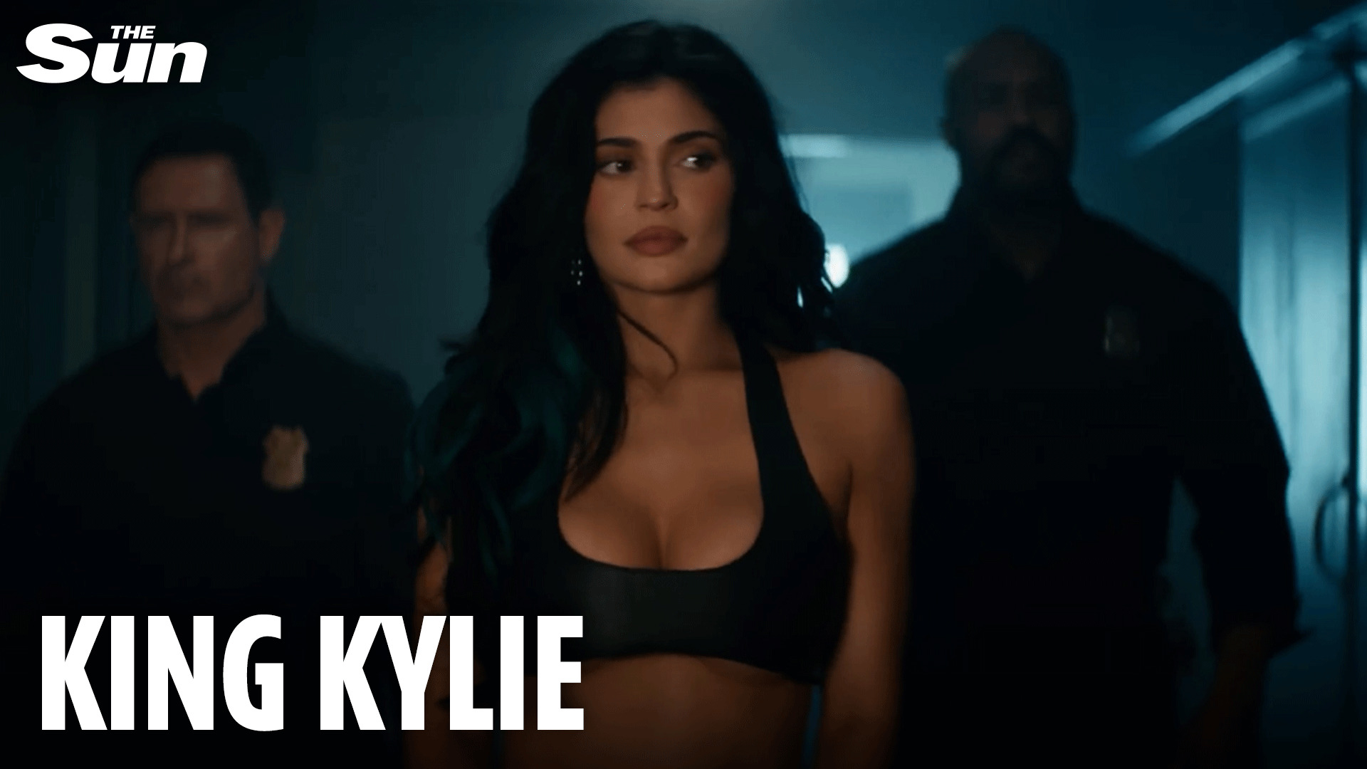 Kylie Jenner shows off underboob in skintight black latex dress with warns  'careful what you wish for'