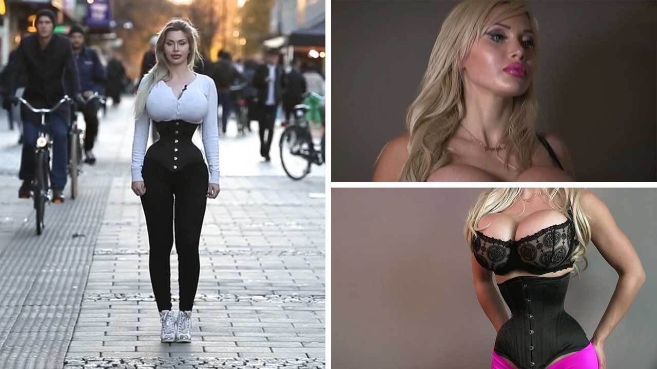Model spends $120,000 on 15 surgeries and has SIX RIBS removed in her quest...