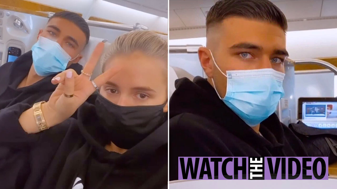 Molly-Mae and Tommy Fury land back in the UK after angering fans by not  wearing face masks in Dubai