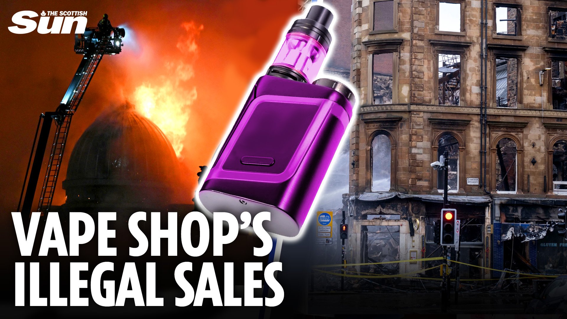 Glasgow's vape shop fire is latest example of our city being left to rot