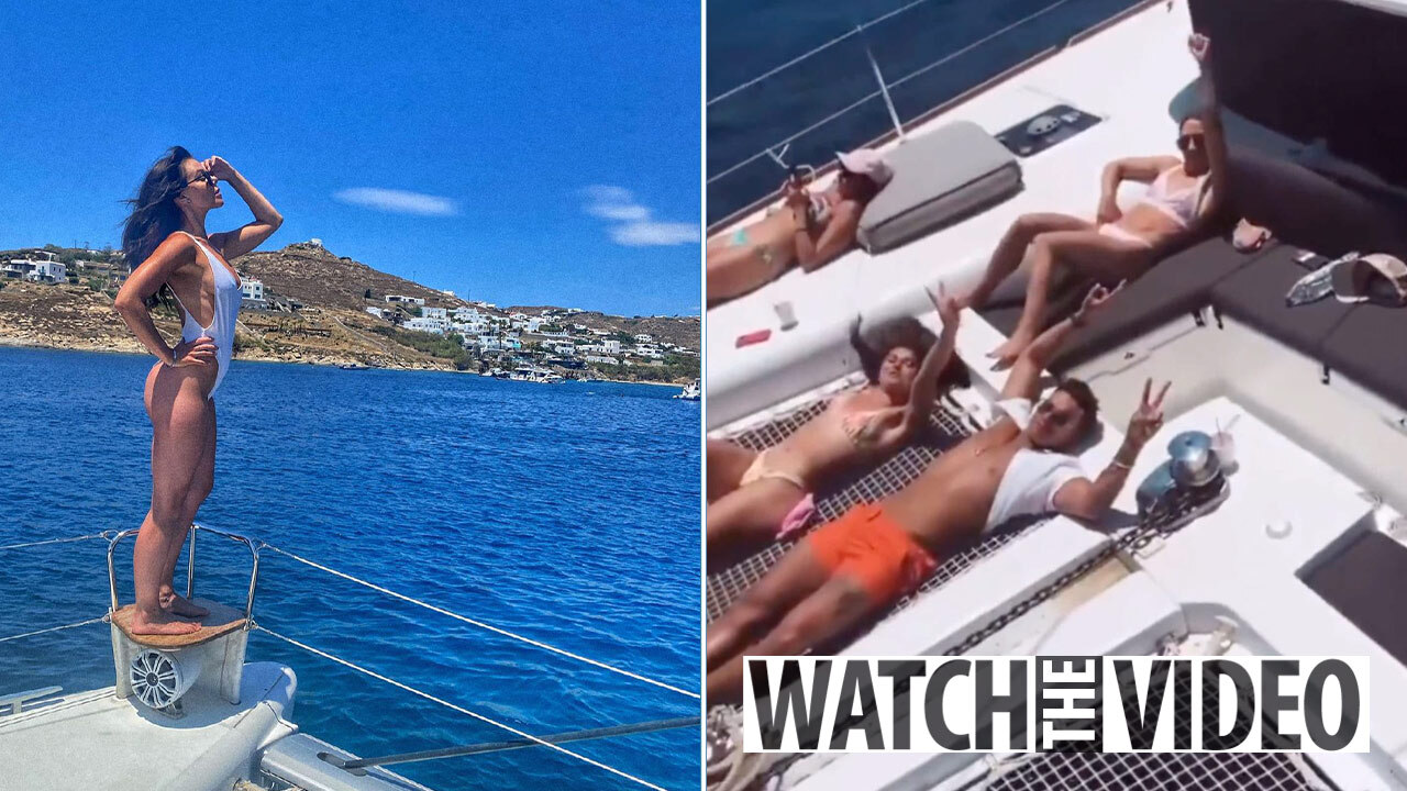 Ex-Coronation Street star Faye Brookes looks incredible in nude  thong-bikini as she sips cocktails in Greece | The Sun