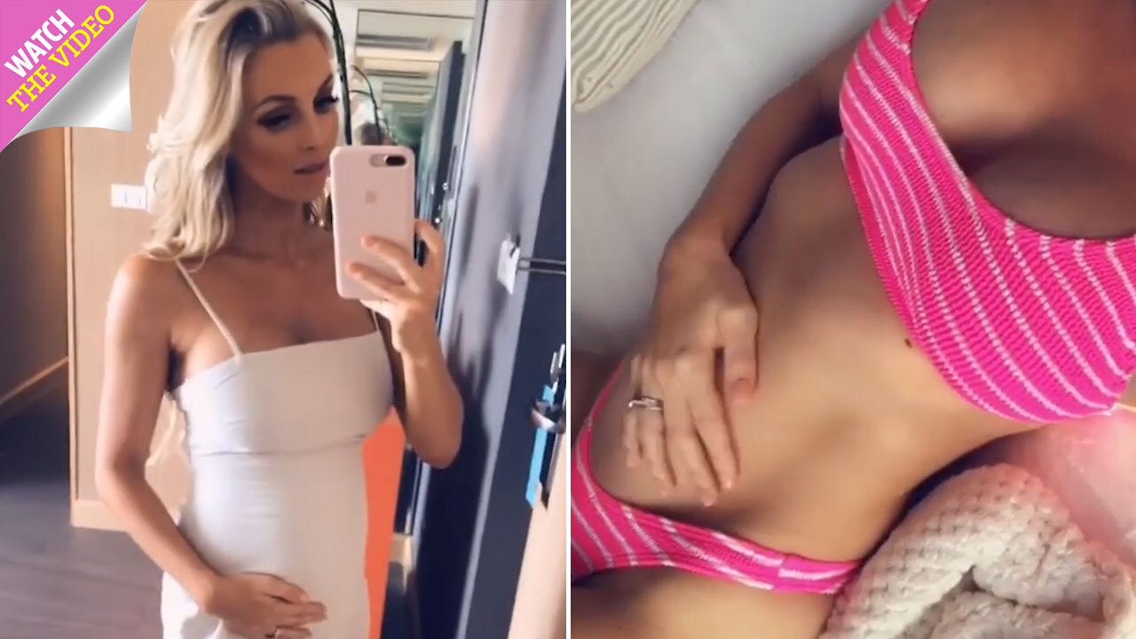 Model Hannah Polites, 27, stuns people with video of her virtually flat  stomach at five months pregnant