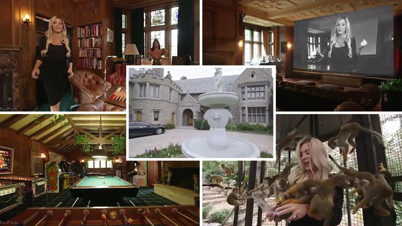 Inside Hugh Hefner's notorious Playboy mansion which once hosted legendary  bashes – but later became 'stale', stained with dog poo... and even saw  Katie Price WEE in the pool | The Sun