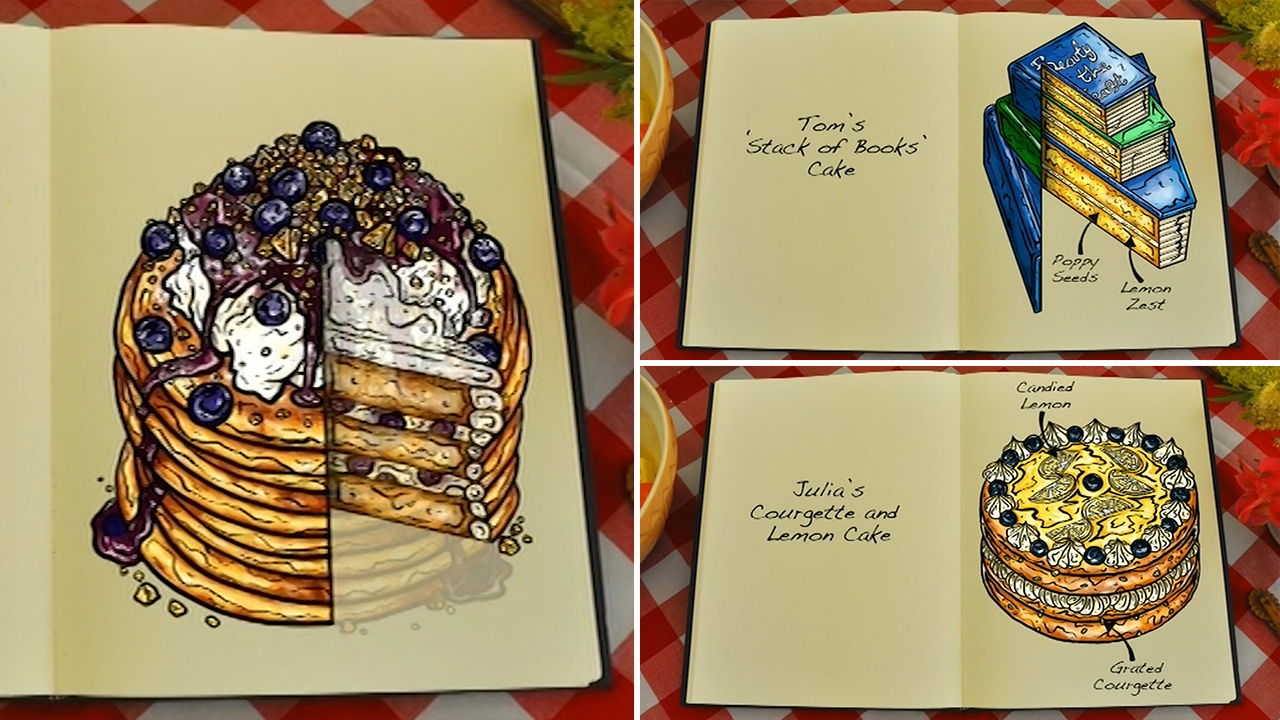 Great British Bake Off Bakes Vs. Drawings