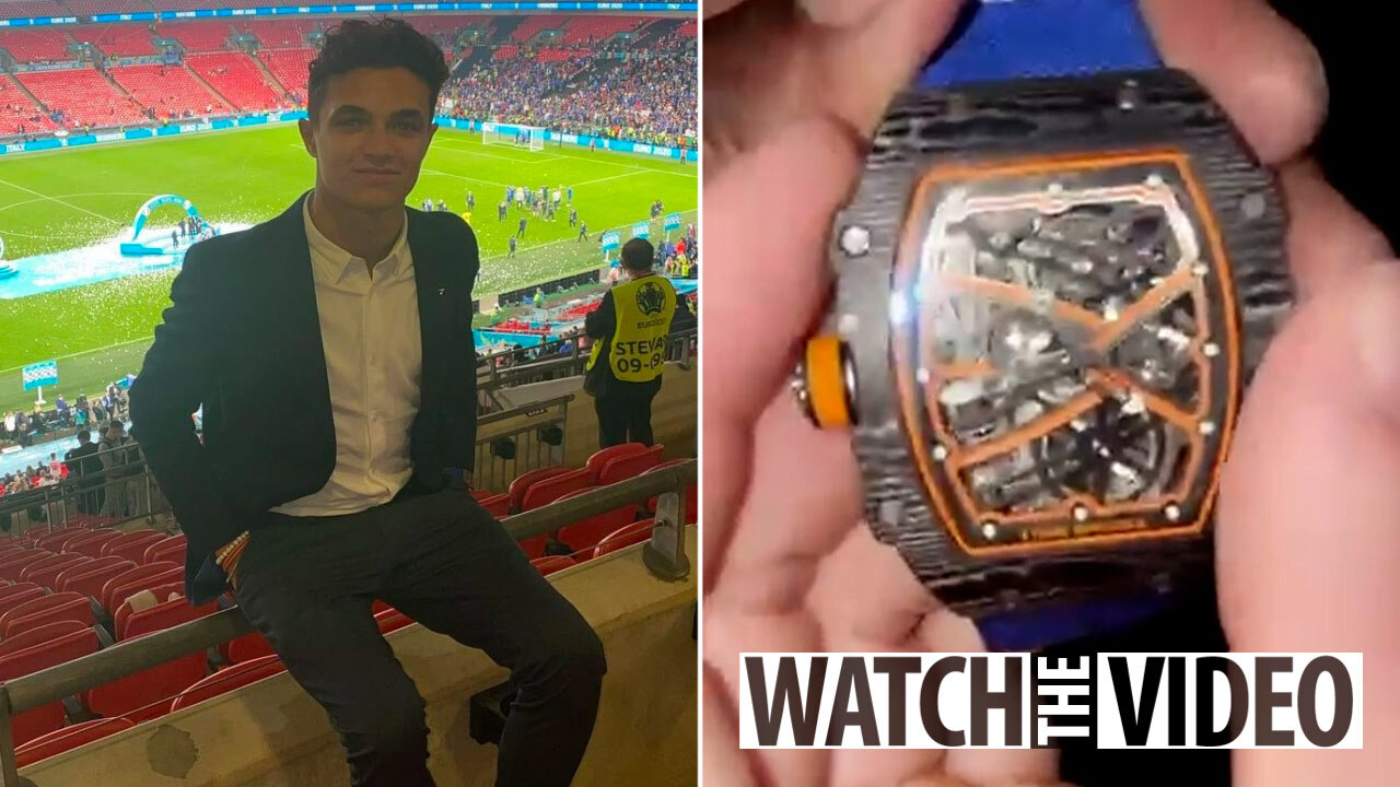 Lando Norris wears replacement 40k watch after muggers stole