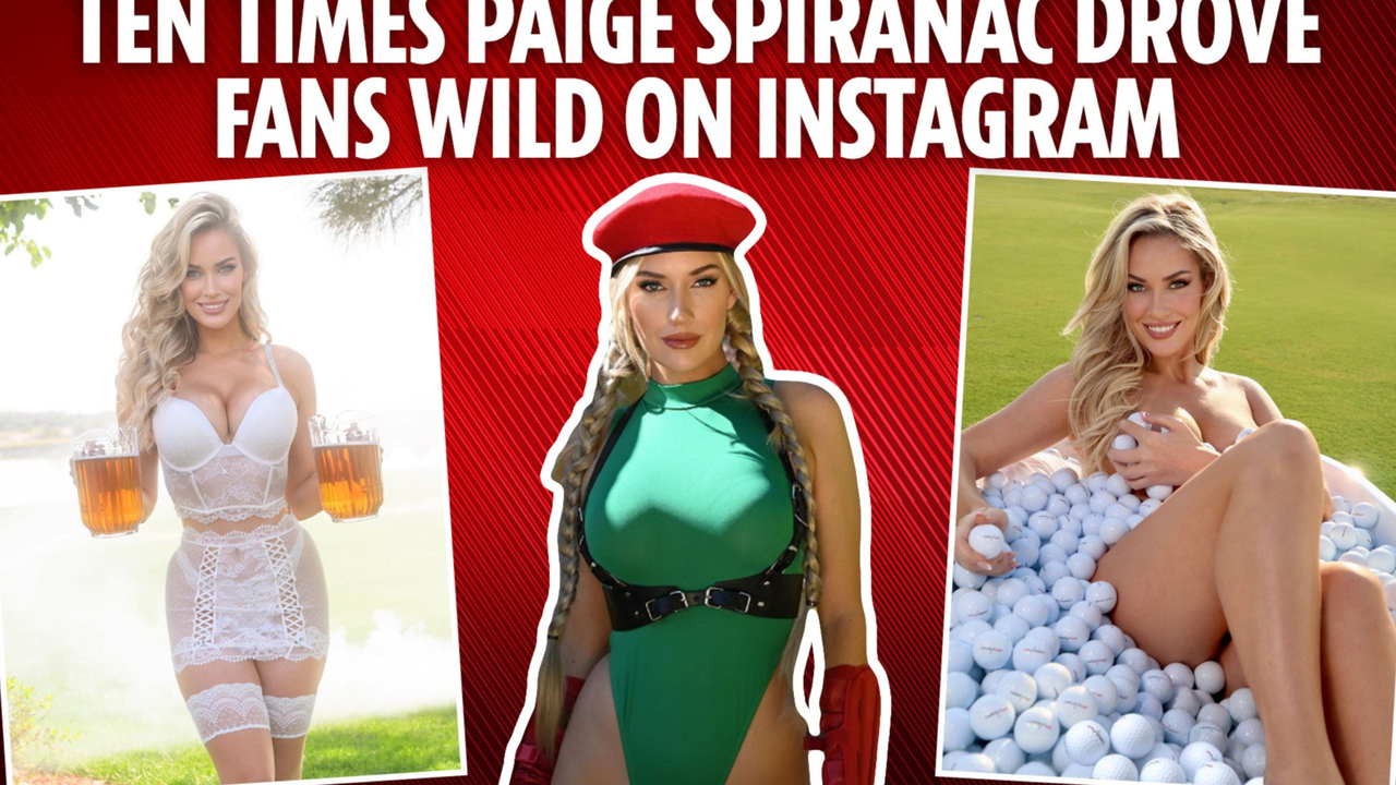 Paige Spiranac gives hack for golfers with big boobs as she shares video of  her swing in slow motion | The US Sun