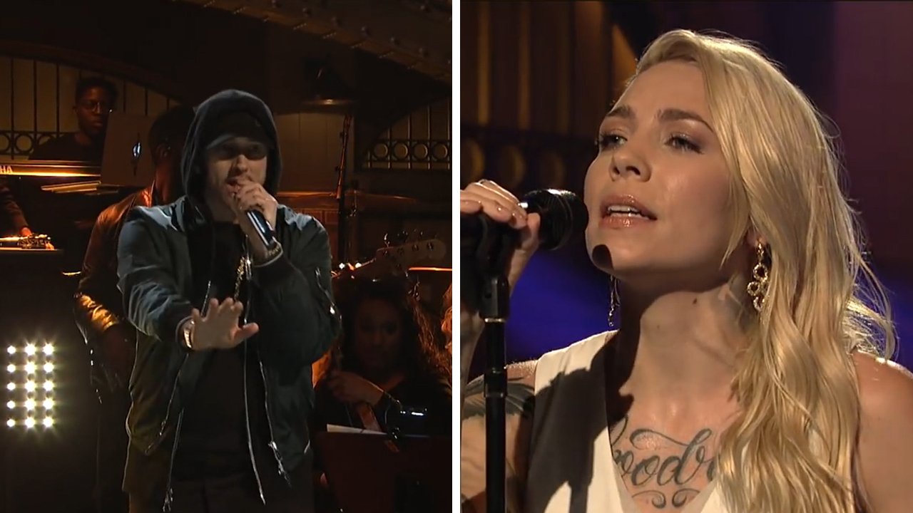 Eminem slams TikTok campaign trying to 'cancel him' for lyrics in 2010 song Love The Way You Lie featuring Rihanna | The US Sun