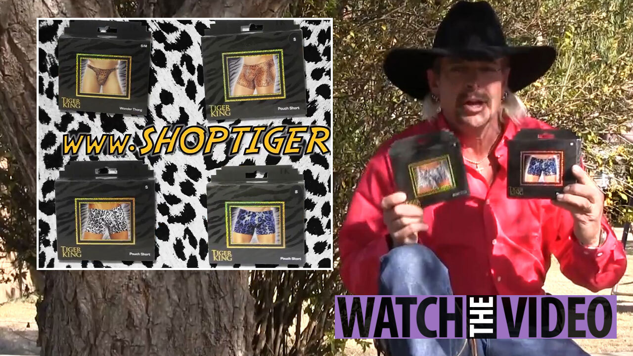 Tiger King's Joe Exotic launches new underwear line with his face