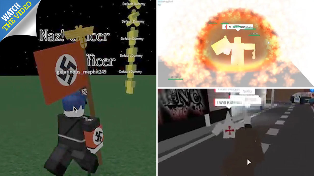 Roblox Kids Game Haven For Jihadi Nazi And Kkk Roleplay Featuring Virtual Bombings And Murders The Scottish Sun