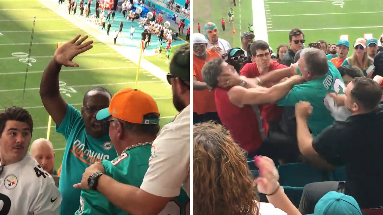 Dolphins revoke tickets, ban fans involved in brawl with 49ers fans