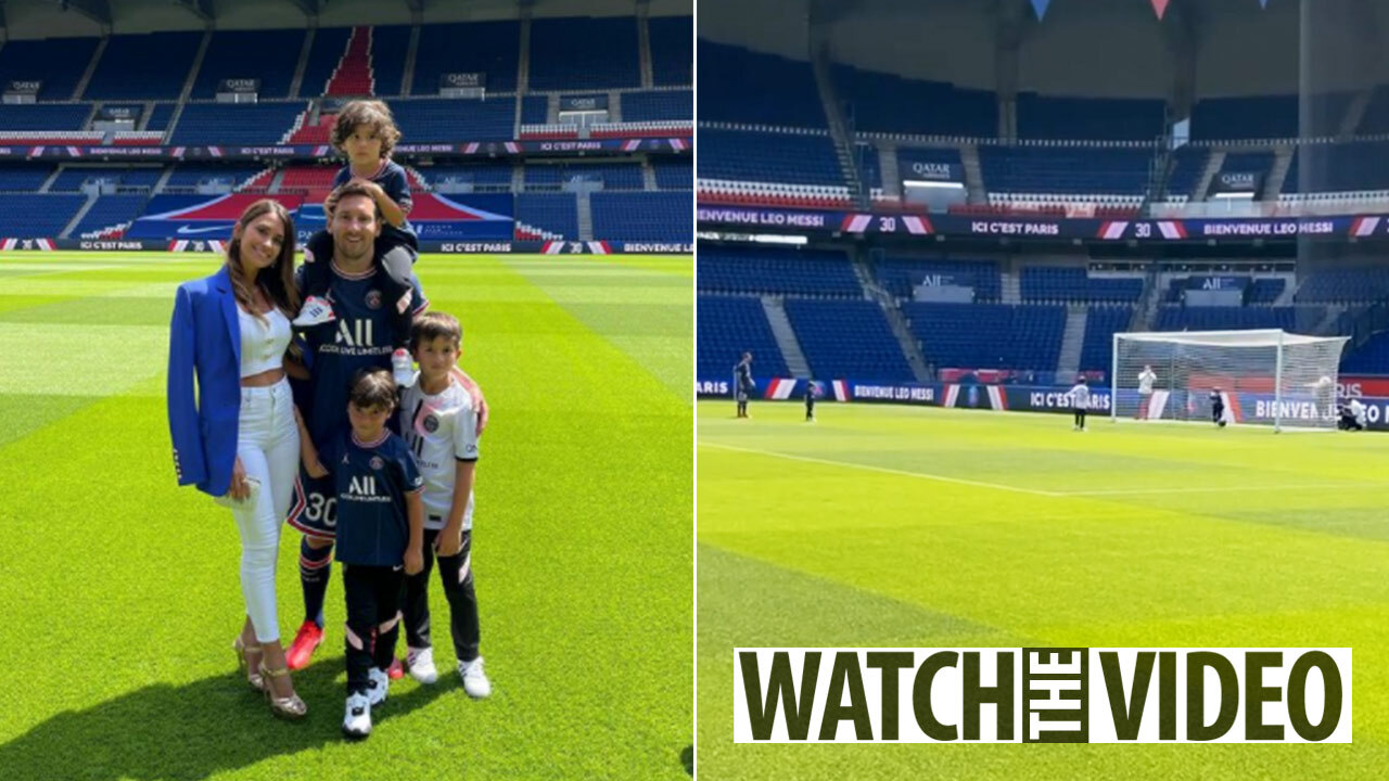 Watch Lionel Messi meet new PSG team-mates as Sergio Ramos makes