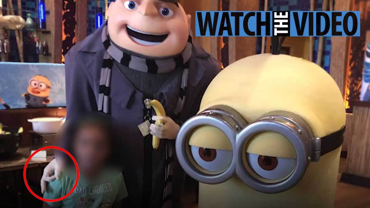 Second Family Spots Universal Orlando Staff In Despicable Me Costume Making Racist Gesture