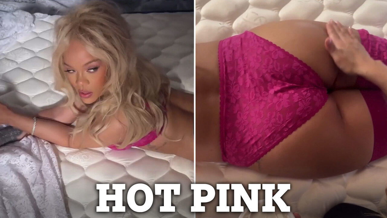 Rihanna looks red hot as she strips off to lace lingerie for Valentine's Day shoot Rihanna looks red hot as she strips off to lace lingerie for Valentine's Day shoot