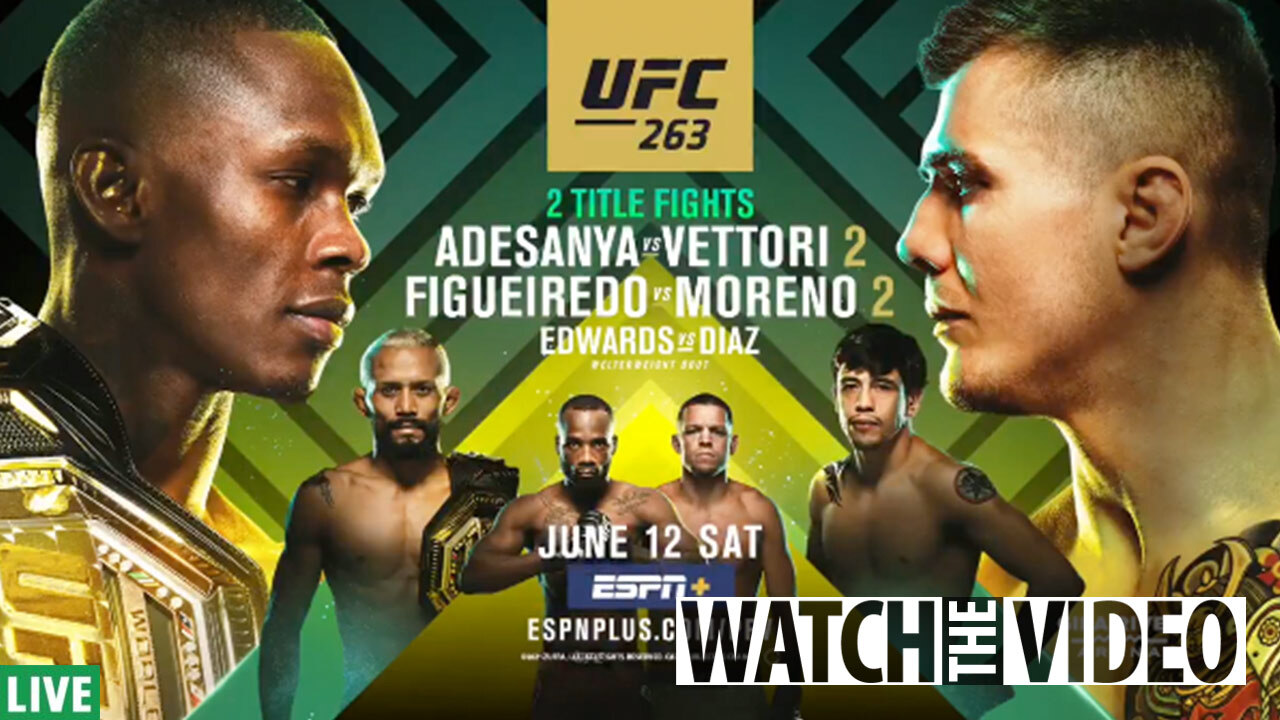 Ufc 263 Adesanya Vs Vettori Results Nate Diaz Bloodied Up By Edwards Adesanya Beats Vettori Moreno Subs Figueiredo