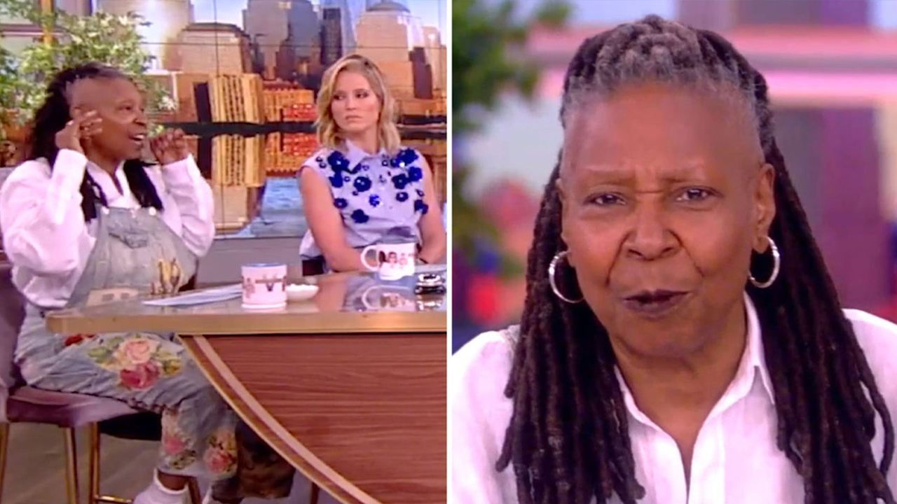 The View's Whoopi Goldberg appears 'tired' and 'uninterested' in convos  during show taping as she faces retirement rumor | The US Sun