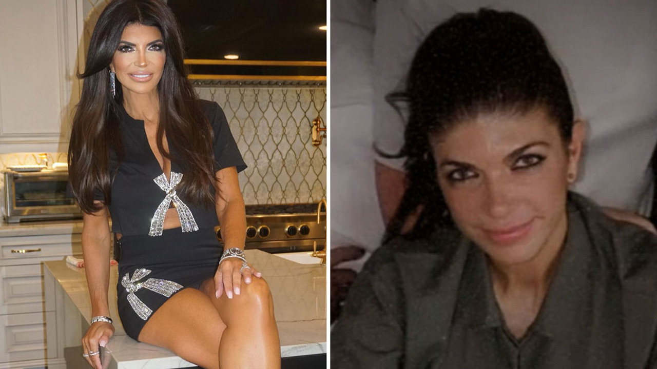 RHONJ's newly single Teresa Giudice shows off new boobs in skimpy sports  bra while doing push-up challenge – The Sun