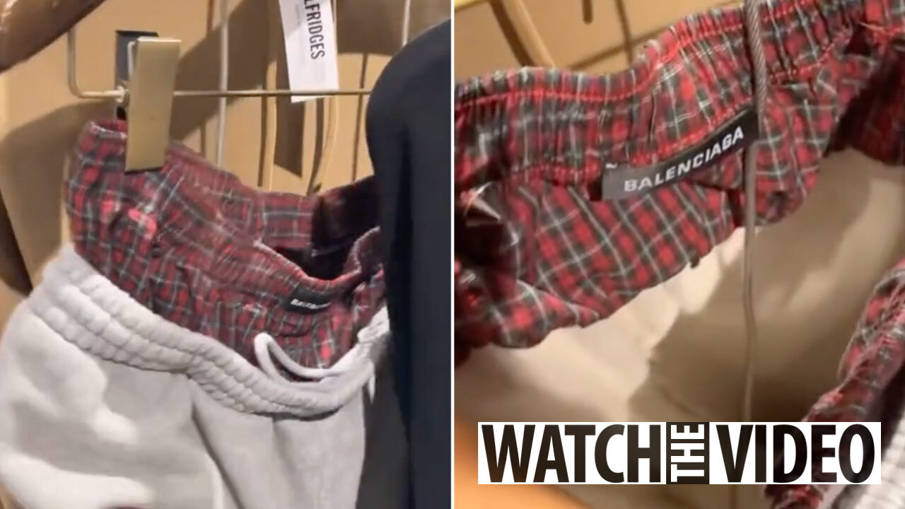 Balenciaga flogging £95 pants and £195 boxers which are dry-clean only