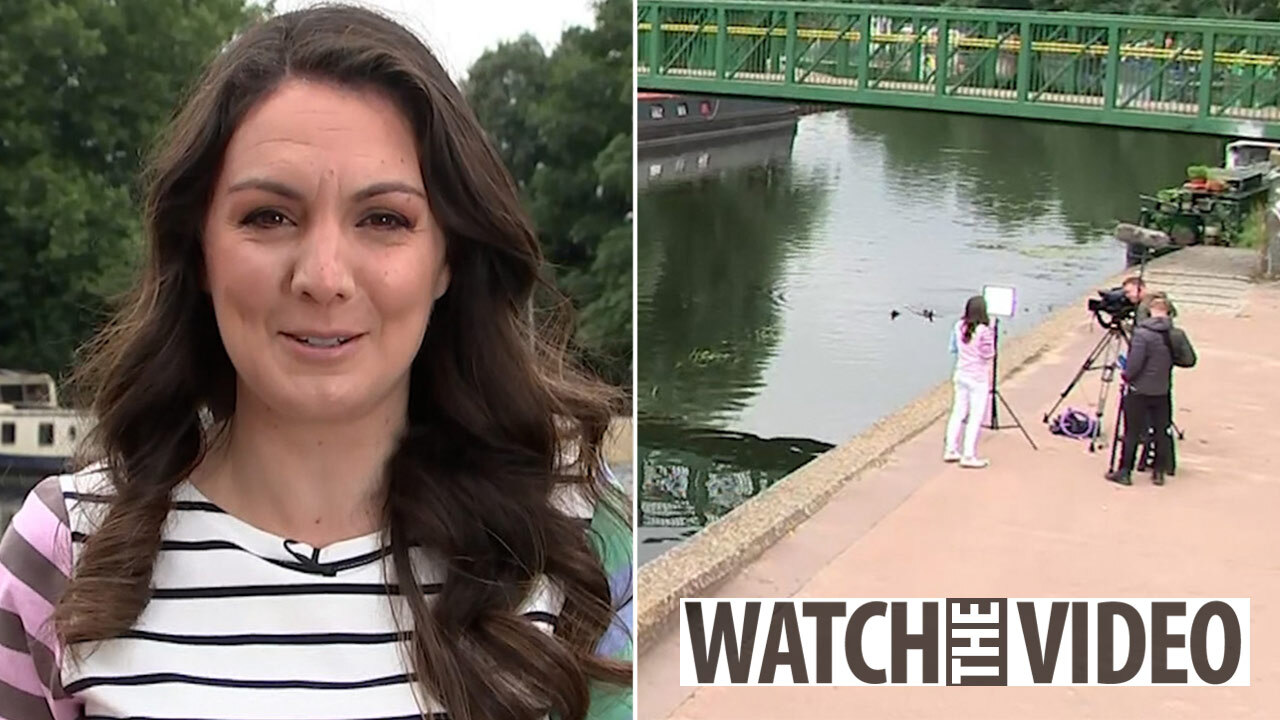 GMB s Laura Tobin struggles to protect her modesty on a