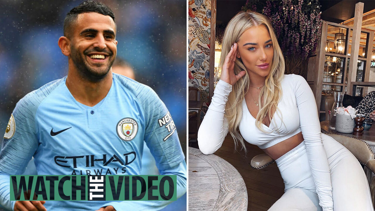 Man City ace Riyad Mahrez works out in gym with stunning fiance and  daughter of Real Housewives of Cheshire Taylor Ward