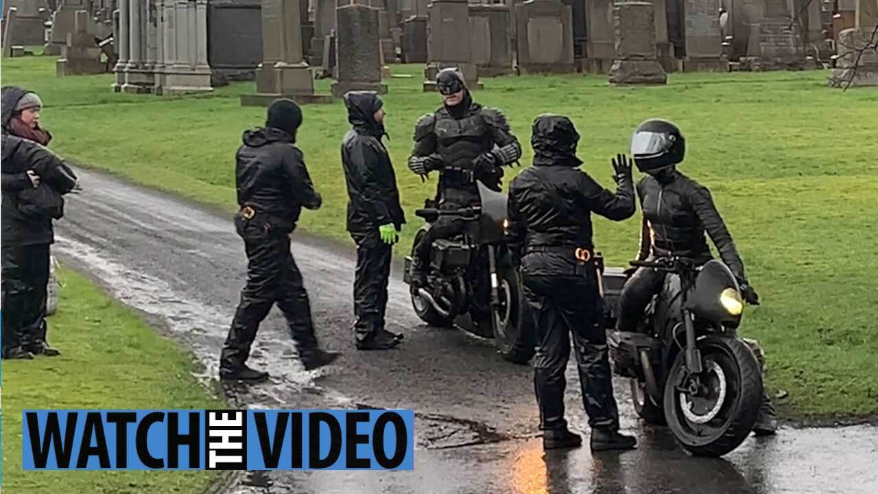 The Batman: Embarrassing moment Batman stunt double falls off his motorbike  during filming in Glasgow – The Scottish Sun | The Scottish Sun