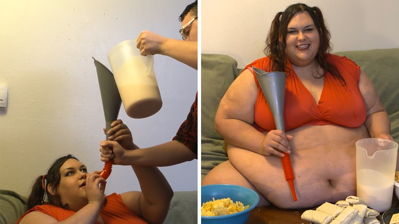 Morbidly Obese 50st Woman Is Desperate To Weigh 1000lbs So Her