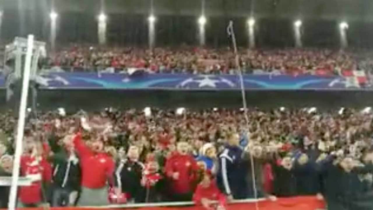 CSKA Moscow fans try set fire to Spartak stadium