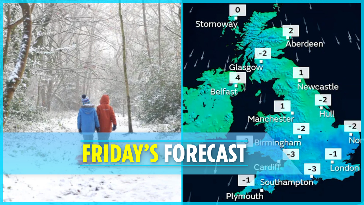 Uk Weather Forecast More Snow As 10c Beast From The East May Hit Next Week And Even London Gets A Dusting