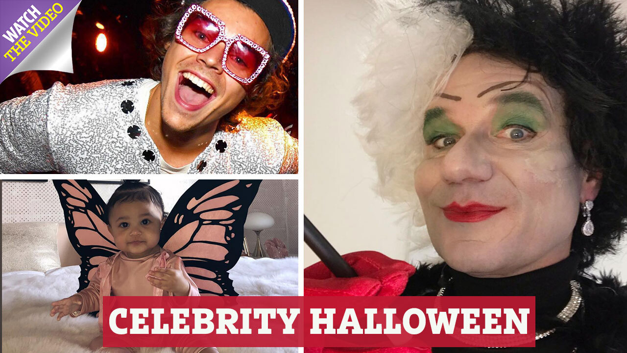 Harry Styles transforms into Elton John in a glitzy baseball outfit as he  joins Paris Hilton and Cindy Crawford at Casamigos Halloween party