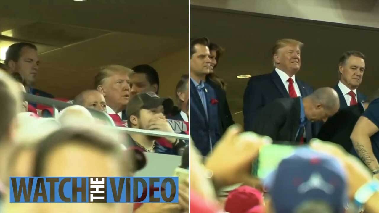 At World Series, fans boo Trump, chant 'Lock him up!