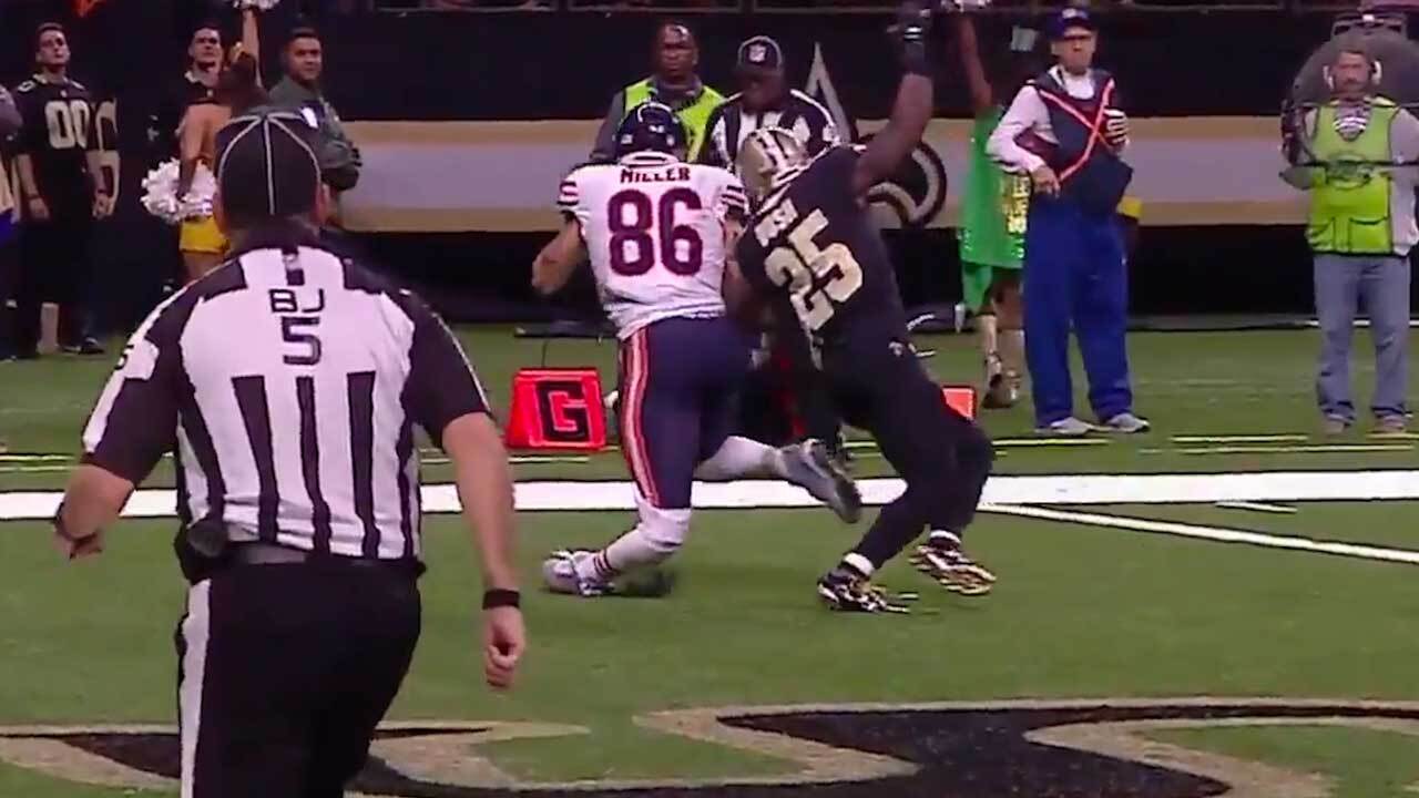 VIDEO: Zach Miller's Incredible Touchdown Catch for Chicago Bears