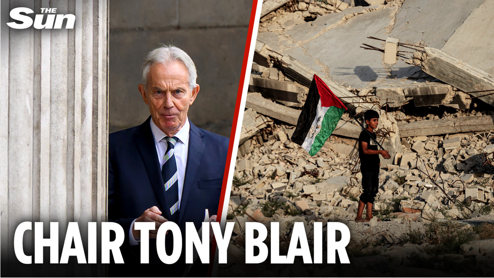 TRUMP'S PEACE Tony Blair to be on Board of Peace to run Gaza Strip as Trump announces plan to end war & see hostages released