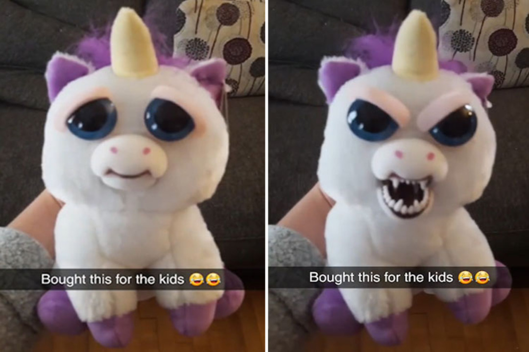 angry unicorn doll