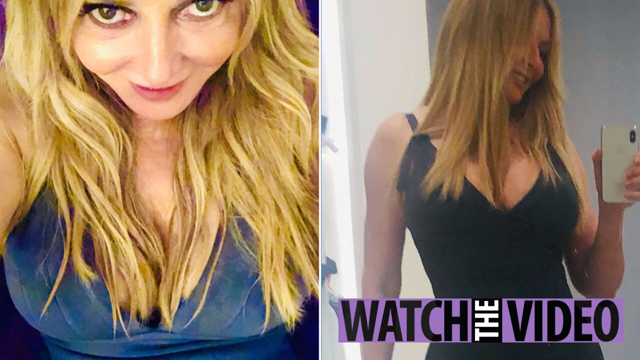 Carol Vorderman red-faced after webcam zooms in on her boobs live on air |  The US Sun