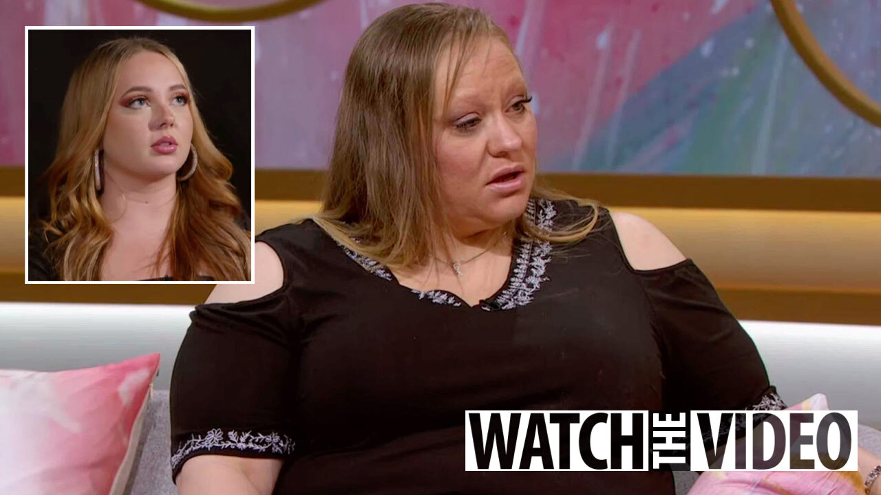 Teen Mom Jade Cline goes braless in orange crop top after plastic surgery  makeover | The US Sun