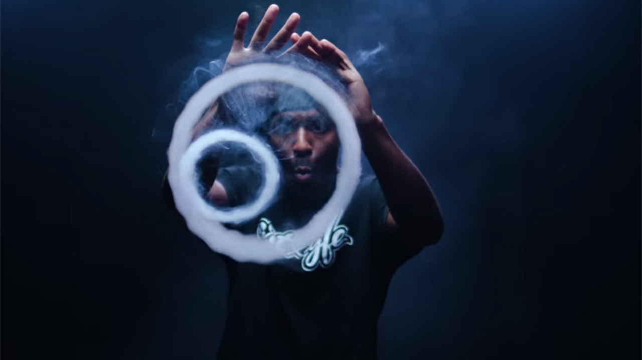 This vape wizard blows AMAZING smoke shapes through his nose and mouth...  which wouldn't look out of place floating in the ocean