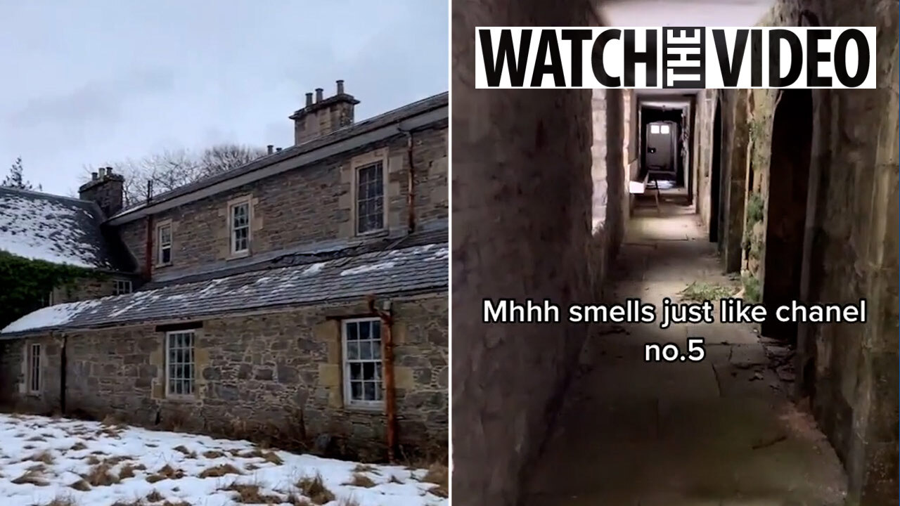 TV ghosthunters at Coco Chanel's abandoned, decaying Scottish