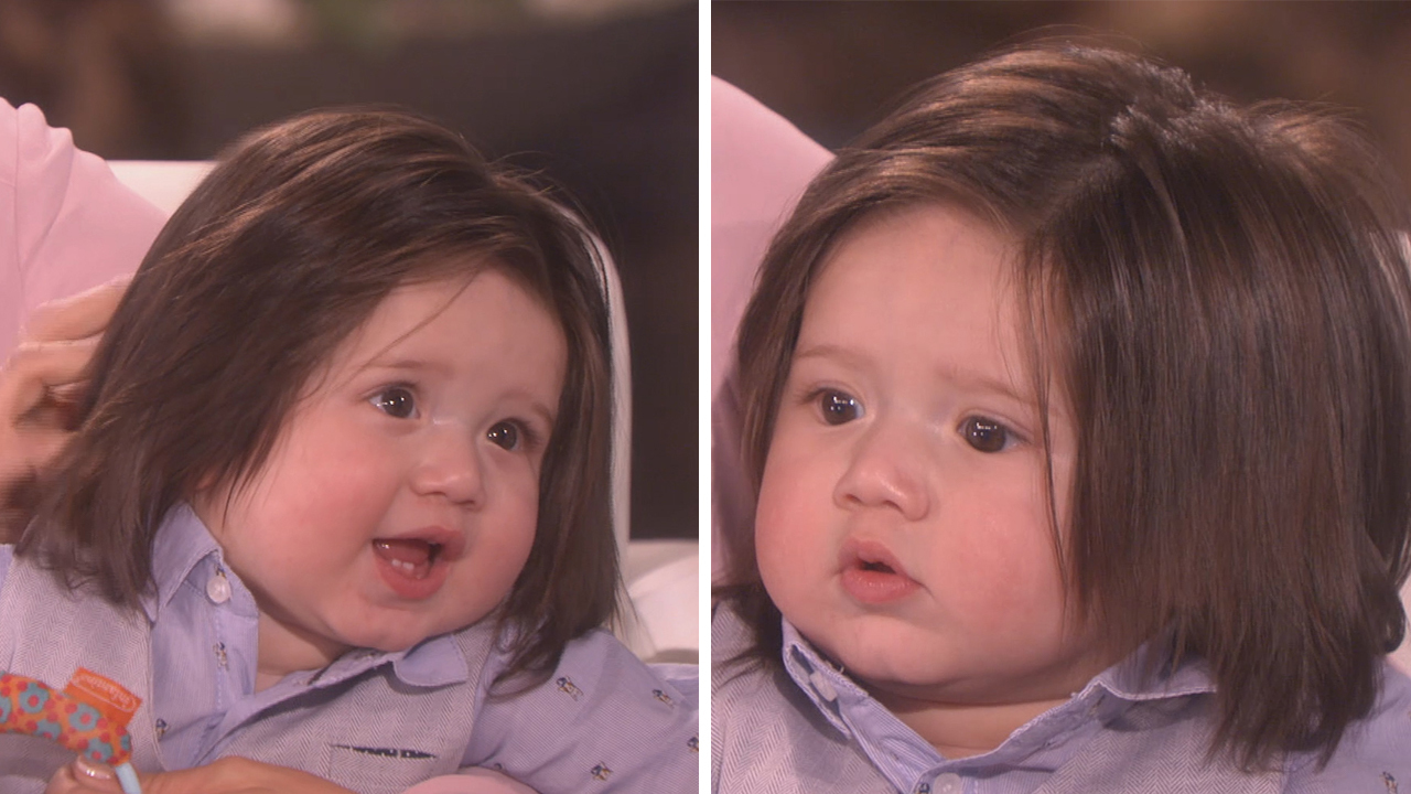 Meet The Seven Month Old Baby With A Mane Of Hair So Long And
