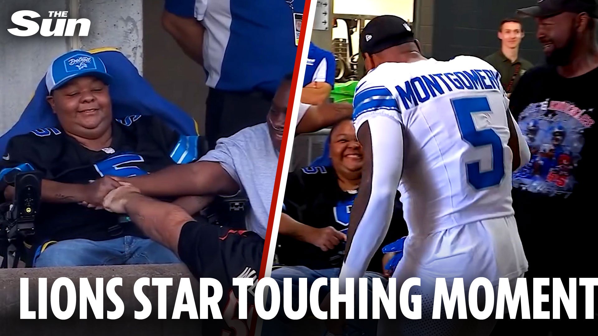Detroit Lions star David Montgomery shares incredibly touching moment with sister who was paralyzed in car accident