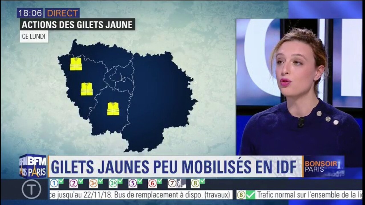 Gilets Jaunes Pourquoi La Mobilisation Est Plus Faible En Ile De France