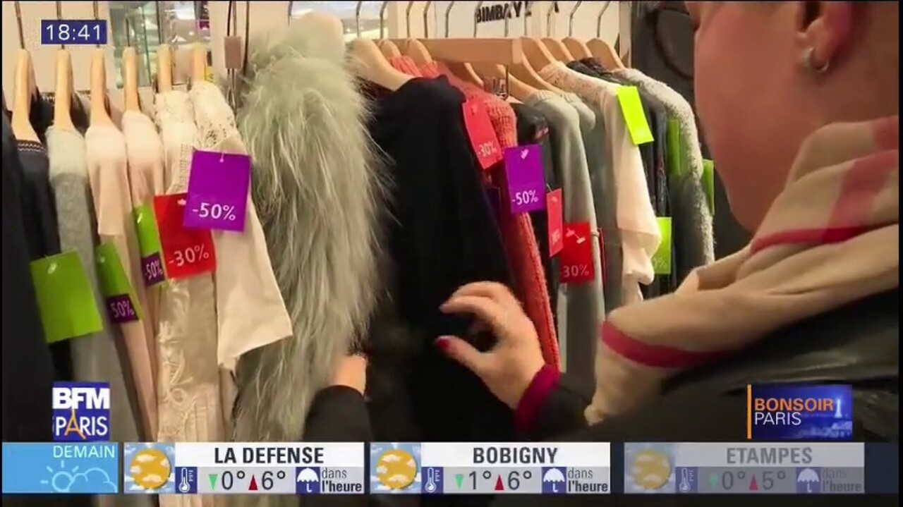 Soldes d'hiver : le froid, l'espoir des commerçants parisiens