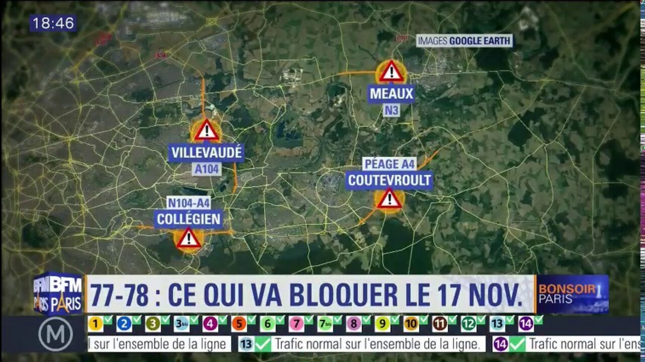 Blocages Du 17 Novembre Les Points De Mobilisation En Seine Et Marne Et Dans Les Yvelines